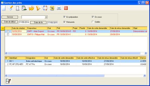 Gestion des prêts